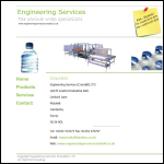 Screen shot of the Engineering Services (Crondall) Ltd website.