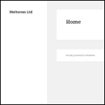 Screen shot of the Meltones Ltd website.