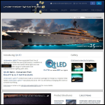 Screen shot of the Underwater Lights Ltd website.
