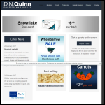 Screen shot of the A. N. Quinn Ltd website.