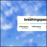Screen shot of the Breathing Space Ltd website.