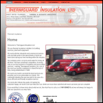 Screen shot of the Thermguard Insulation Ltd website.