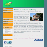 Screen shot of the The Caterpillar Montessori Nursery School Ltd website.