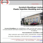 Screen shot of the Eurotech Mouldings Ltd website.