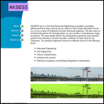 Screen shot of the Aksess Ltd website.