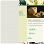 Screen shot of the Hanson Foods Ltd website.