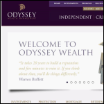 Screen shot of the Odyssey Management Ltd website.