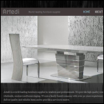 Screen shot of the Artedi (UK) Ltd website.