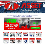 Screen shot of the Asset Machinery Ltd website.