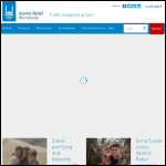 Screen shot of the Islamic Relief Worldwide website.