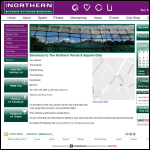 Screen shot of the Northern Lawn Tennis Club Ltd website.
