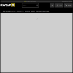 Screen shot of the Kwon (UK) Ltd website.
