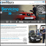 Screen shot of the Westbury Garage (Telford) Ltd website.