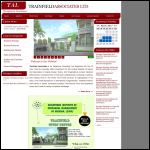 Screen shot of the Trainfield Ltd website.