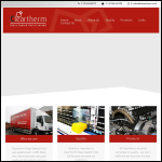 Screen shot of the Cleartherm Glass Sealed Units Ltd website.