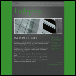Screen shot of the Ladygrey Property Advisors Ltd website.