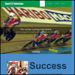 Screen shot of the Sport for Television Ltd website.