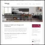 Screen shot of the Vittone Kitchen & Bathroom Fitters website.