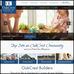 Screen shot of the Oakcrest Builders Ltd website.