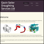 Screen shot of the Gavin Seiler Draughting Services Ltd website.