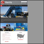 Screen shot of the Harris Waste Management Group UK website.
