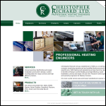 Screen shot of the Christopher Richard Ltd website.