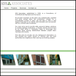Screen shot of the A & D Associates Ltd website.