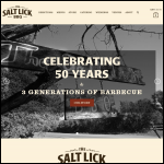 Screen shot of the Saltlic website.
