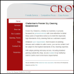 Screen shot of the Crown Dry Cleaning Ltd website.