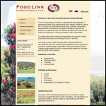 Screen shot of the Foodlink Ltd website.