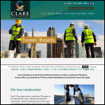 Screen shot of the Clare Communications Ltd website.