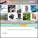 Screen shot of the Wildlife Gardening Services Ltd website.