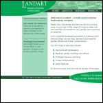 Screen shot of the Landart Landscape Contractors Ltd website.