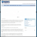 Screen shot of the Mms Marketing Ltd website.