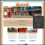 Screen shot of the Prince & Pugh (Knighton) Ltd website.