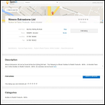 Screen shot of the Wesco Extrusions Ltd website.