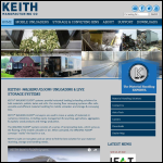Screen shot of the KEITH WALKING FLOOR Europe website.