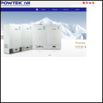Screen shot of the Powtek Ltd website.