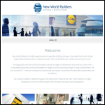 Screen shot of the New World Builders Ltd website.