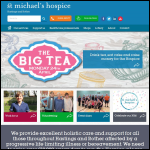 Screen shot of the St Michael's Hospice (Retail) Ltd website.