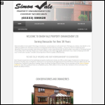 Screen shot of the Simonvale Ltd website.