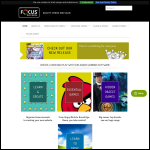 Screen shot of the Focus Multimedia Ltd website.