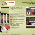 Screen shot of the Cowdray Carpet Centre Ltd website.