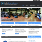 Screen shot of the Balby Electric Company Ltd website.
