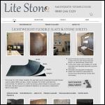 Screen shot of the Lite Stone Ltd website.