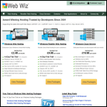 Screen shot of the Wizz Web Ltd website.