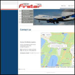 Screen shot of the Firstair Worldwide Logistics Ltd website.