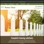 Screen shot of the Fencetree Ltd website.