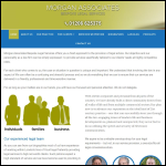 Screen shot of the Morgan Simmons Associates Ltd website.