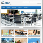 Screen shot of the Iclean-uk Ltd website.